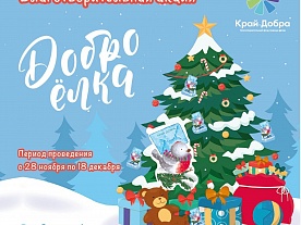 28 ноября на Кубани стартует благотворительная акция «ДоброЁлка»